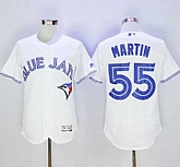 Toronto Blue Jays #55 Russell Martin White 2016 Flexbase Collection Stitched Jersey,baseball caps,new era cap wholesale,wholesale hats